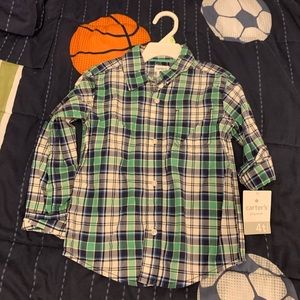 Carter’s Boy’s Plaid Button Down Shirt